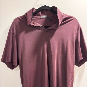 Vince polo - maroon